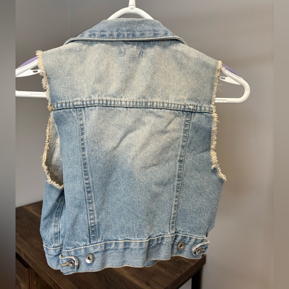 Bongo Crop Jean Vest - Picture 3 of 3